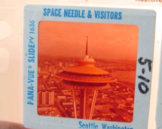 Dozens of slides from Seattle's 1962 World's Fair.