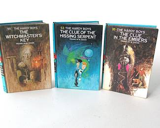 Three Hardy Boys mysteries