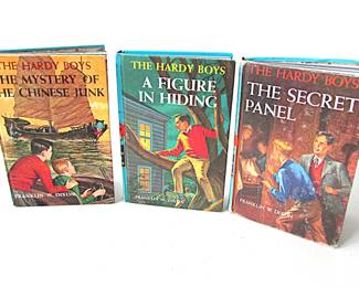 Three Hardy Boys mysteries