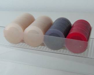 Tupperware "Silent Partner" poker chips