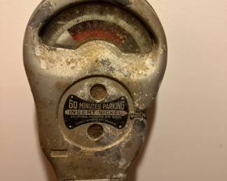 Vintage parking meter