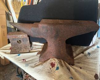 Antique blacksmith anvil