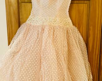 Pale pink vintage dress