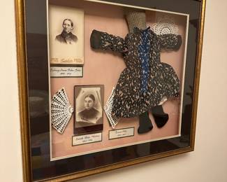 Antique shadow box