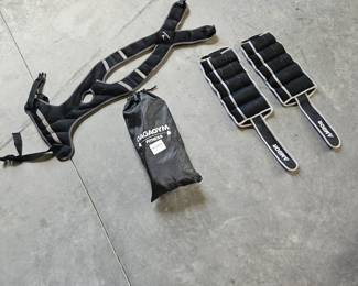 Ankle weights, weighted vest, weighted jump rope