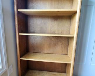 Oak 4 Shelf Bookshelf