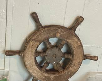 Nautical Wooden Wheel