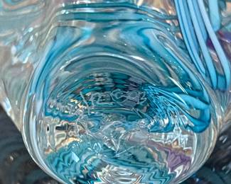 Collection Of Art Glass Perfume Bottles (Mostly Signed)