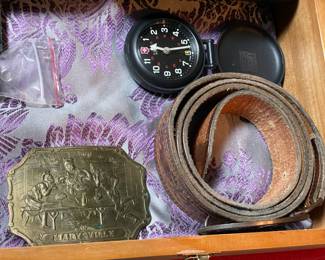 Leather Belt & Buckle