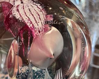 Collection Of Art Glass Paperweights