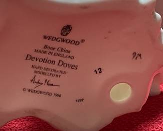Wedgwood "Devotion Doves" Figurine