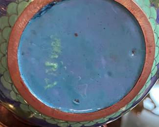 Cloisonne Urn W/ Stand