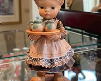 Anri Valentine Carved Figurine