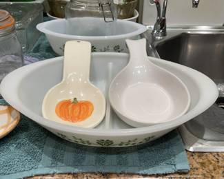 Milk Glass Fire King Bowl