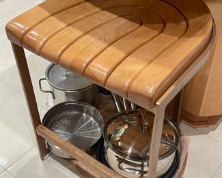 Custom Mid-Century Modern Barstool