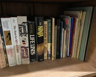 Large Library Of Books Collection W/ Art Books, Coffee Table Books, Novels, Mysteries, Crimes, Etc.