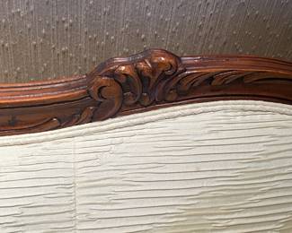 Beautifully Upholstered 3 Section Wood Framed Sofa