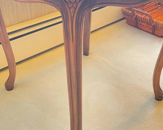 Round Wooden Accent Table