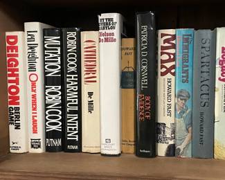 Large Library Of Books Collection W/ Art Books, Coffee Table Books, Novels, Mysteries, Crimes, Etc.