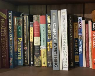 Large Library Of Books Collection W/ Art Books, Coffee Table Books, Novels, Mysteries, Crimes, Etc.