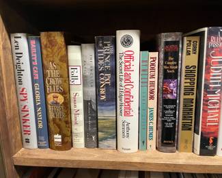 Large Library Of Books Collection W/ Art Books, Coffee Table Books, Novels, Mysteries, Crimes, Etc.