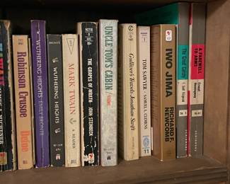 Large Library Of Books Collection W/ Art Books, Coffee Table Books, Novels, Mysteries, Crimes, Etc.