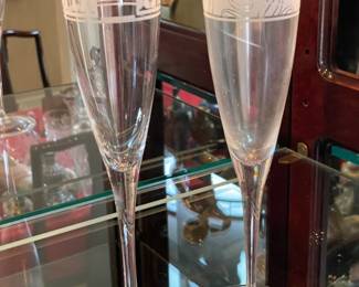 Tiffany & Co. Champagne Glasses