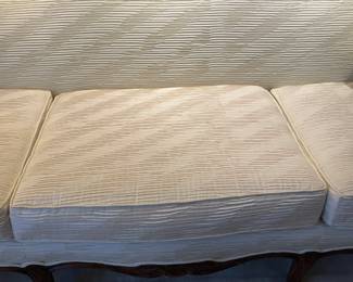 Beautifully Upholstered 3 Section Wood Framed Sofa