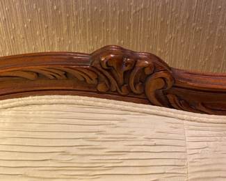 Beautifully Upholstered 3 Section Wood Framed Sofa