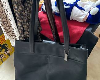 Coach Handbag W/ Keychain