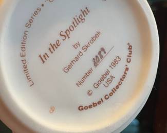 Goebel "In The Spotlight" Figurine