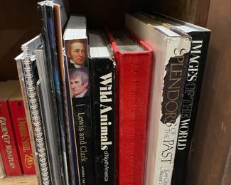Large Library Of Books Collection W/ Art Books, Coffee Table Books, Novels, Mysteries, Crimes, Etc.