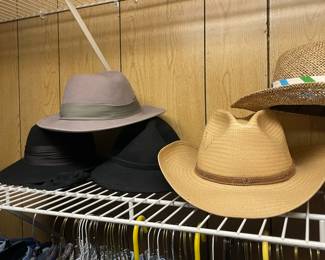 Closet Full Of Men's Clothing (T-Shirts, Dress Shirts, Suits, Jeans, Pants, Hats, Sweaters, Etc.)
