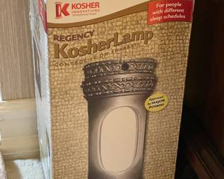 Boxed Kosher Lamp