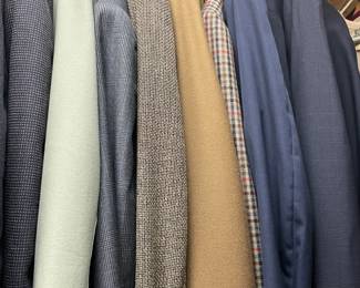 Closet Full Of Men's Clothing (T-Shirts, Dress Shirts, Suits, Jeans, Pants, Hats, Sweaters, Etc.)