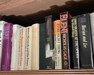 Large Library Of Books Collection W/ Art Books, Coffee Table Books, Novels, Mysteries, Crimes, Etc.