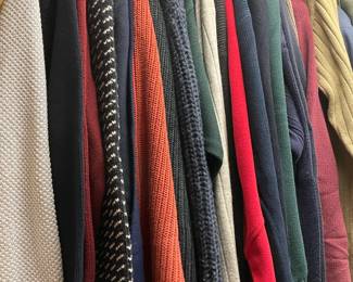 Closet Full Of Men's Clothing (T-Shirts, Dress Shirts, Suits, Jeans, Pants, Hats, Sweaters, Etc.)