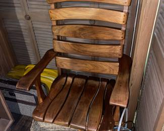 Custom Wood Office Chair