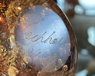 Collection Of Art Glass Perfume Bottles (Mostly Signed)