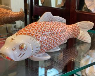 Herend STYLE Fish Serving Bowl