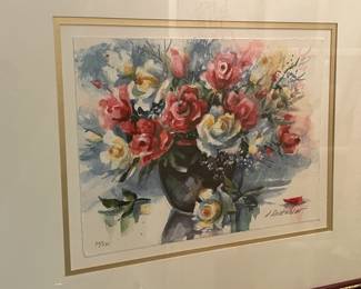 Framed, Numbered, & Signed Artwork By Anna Rozenblat