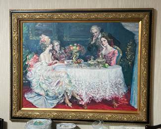 Large Framed & Signed Painting