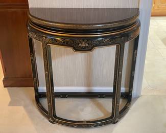 Asian Style Half Moon Table