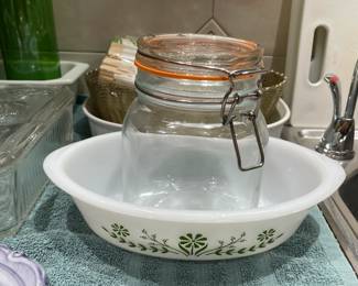Milk Glass Fire King Bowl
