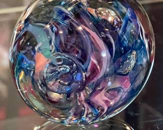 Collection Of Art Glass Perfume Bottles (Mostly Signed)