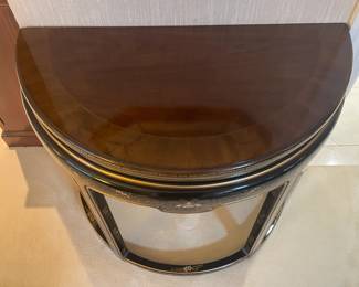 Asian Style Half Moon Table