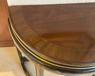 Asian Style Half Moon Table