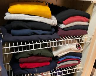 Closet Full Of Men's Clothing (T-Shirts, Dress Shirts, Suits, Jeans, Pants, Hats, Sweaters, Etc.)