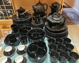 Massive Black China Set