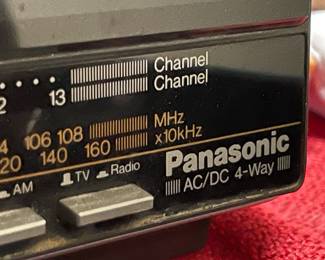 Panasonic AC/DC 4-Way Portable TV